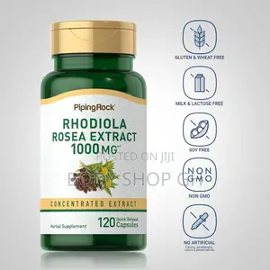 Piping Rock Rhodiola Rosea Extract Supplement |120 Capsules