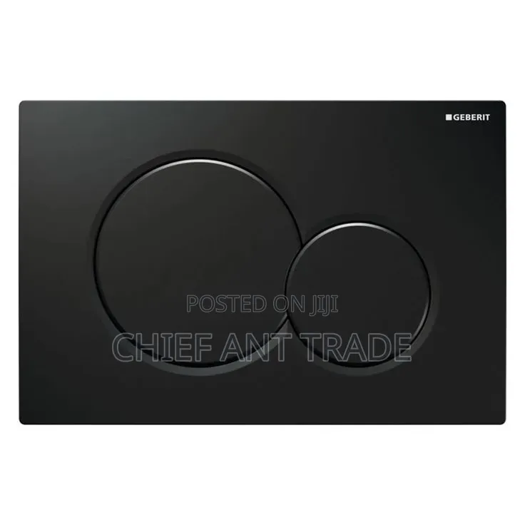 Flush Plate for Wall Concealed Wc Toilet 601. Black