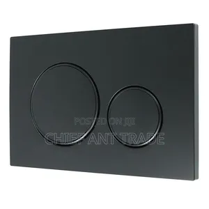Flush Plate for Wall Concealed Wc Toilet 601. Black