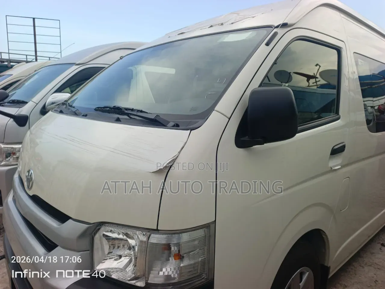 Toyota HiAce 2024 White