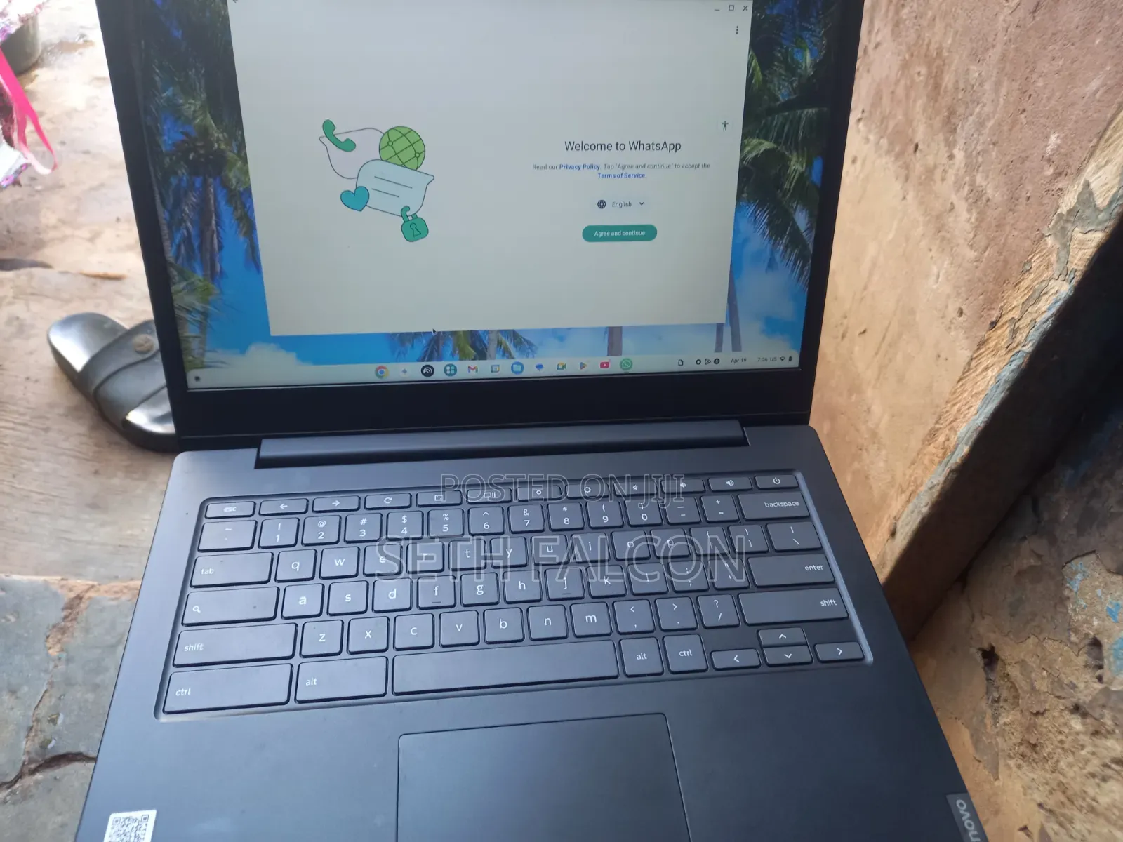 New Laptop Lenovo Chromebook C330 4GB Intel Celeron HDD+SSD 160GB