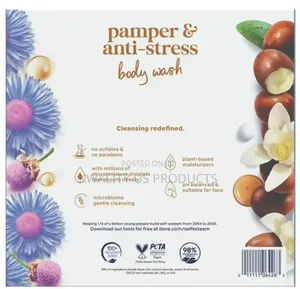 Dove Pamper and Anti-Stress Body Wash - 2 Pack