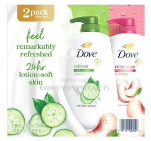 Dove Refresh and Rebalance Body Wash - 2 Pack