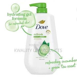 Dove Refresh and Rebalance Body Wash - 2 Pack