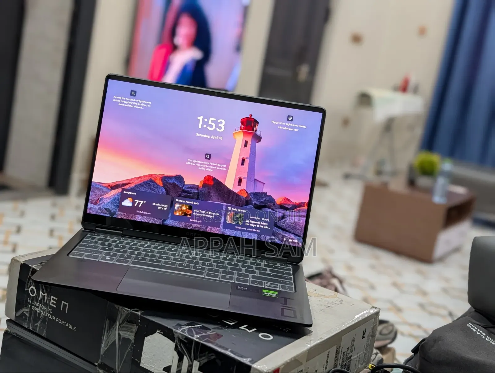 Laptop HP Omen Transcend 14-fb0023dx 32GB Intel Core Ultra 9 SSD 1T