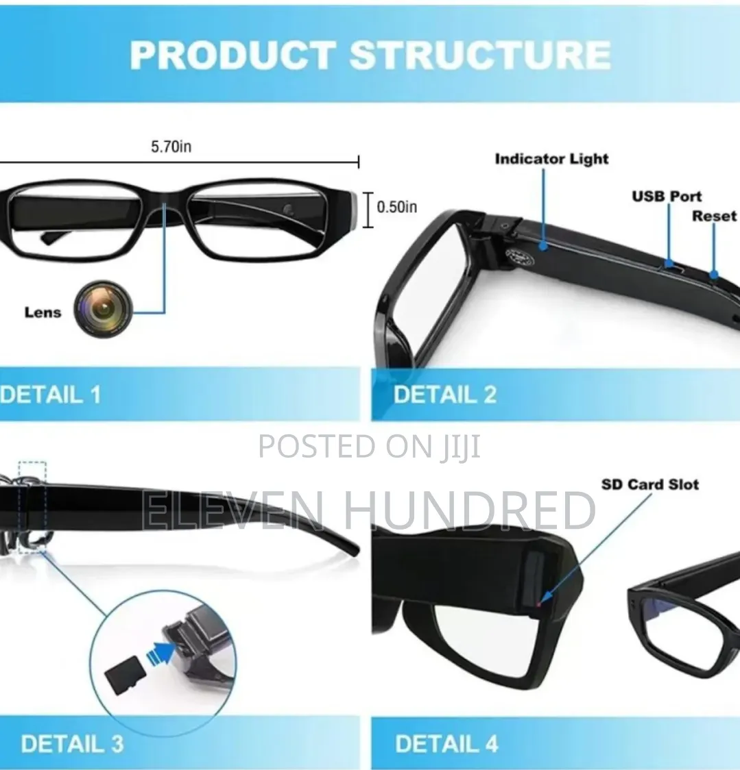 Glasses Camera Hidden