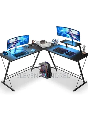 Gaming/Office/Home L-Shaped Desk