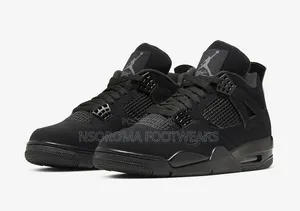 Air Jordan 4 Sneakers–Black,Gh 300 |Sizes 38–45 | Quality Sneakers