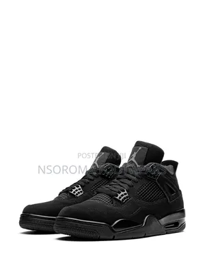 Air Jordan 4 Sneakers–Black,Gh 300 |Sizes 38–45 | Quality Sneakers