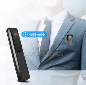 1080p Mini Video Camera Smart Voice Recording Disk Collar Clip