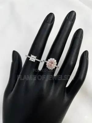 Pink Halo Promise Ring