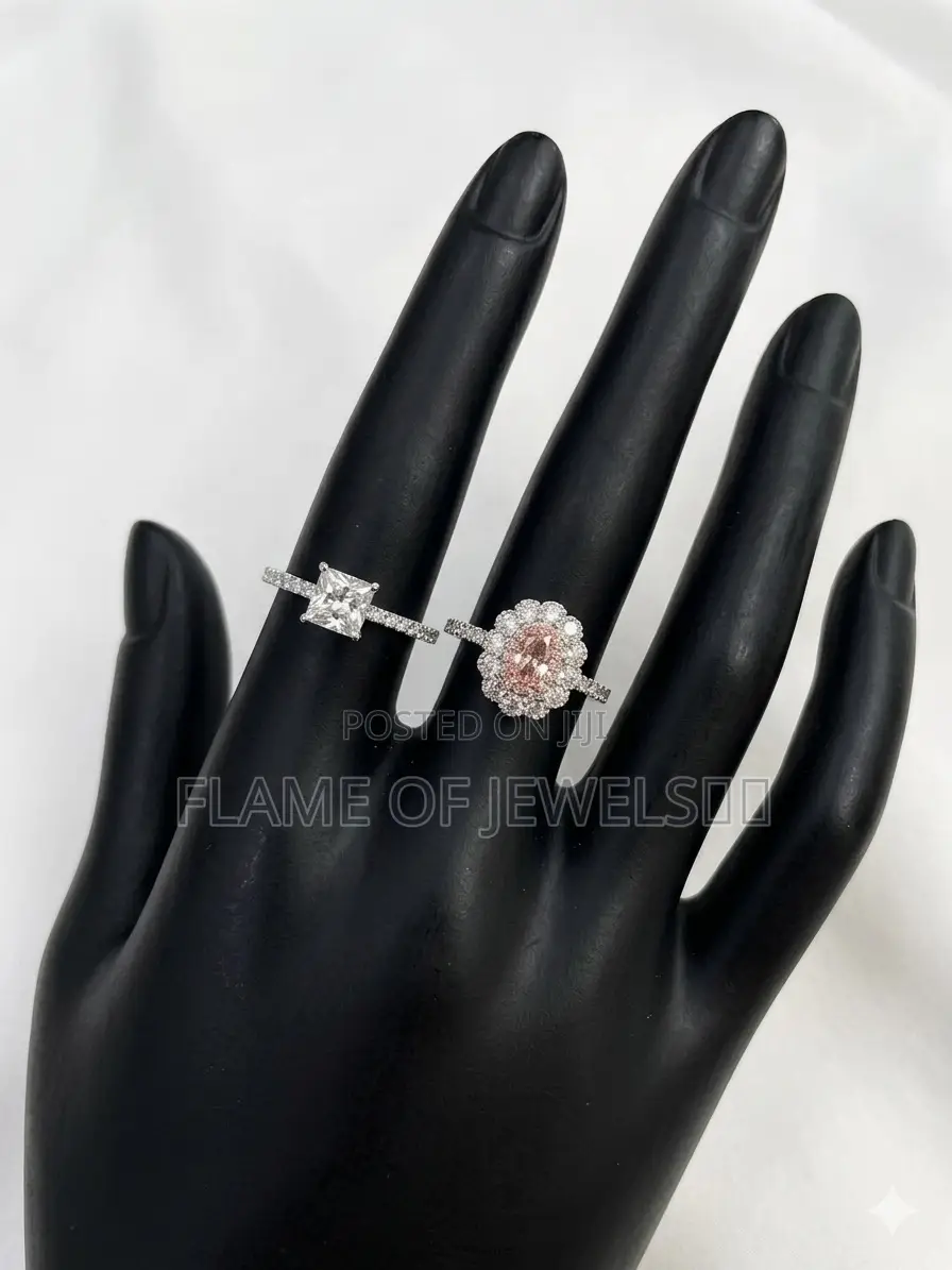 Pink Halo Promise Ring