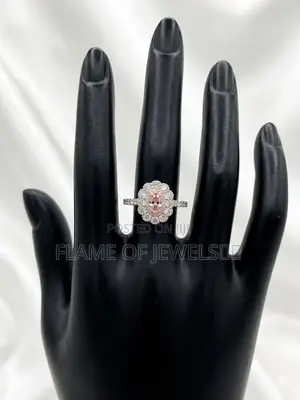 Pink Halo Promise Ring