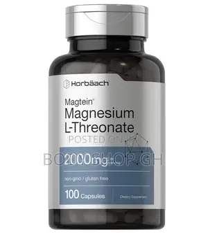 Horbäach Magtein Magnesium L-Threonate | 2000mg Supplement | 100 Caps
