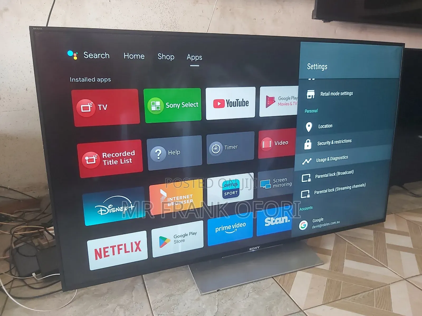 Sony Smart 50inches Android