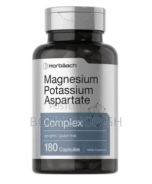 Horbäach Magnesium Potassium Aspartate Complex | 180 Capsules |