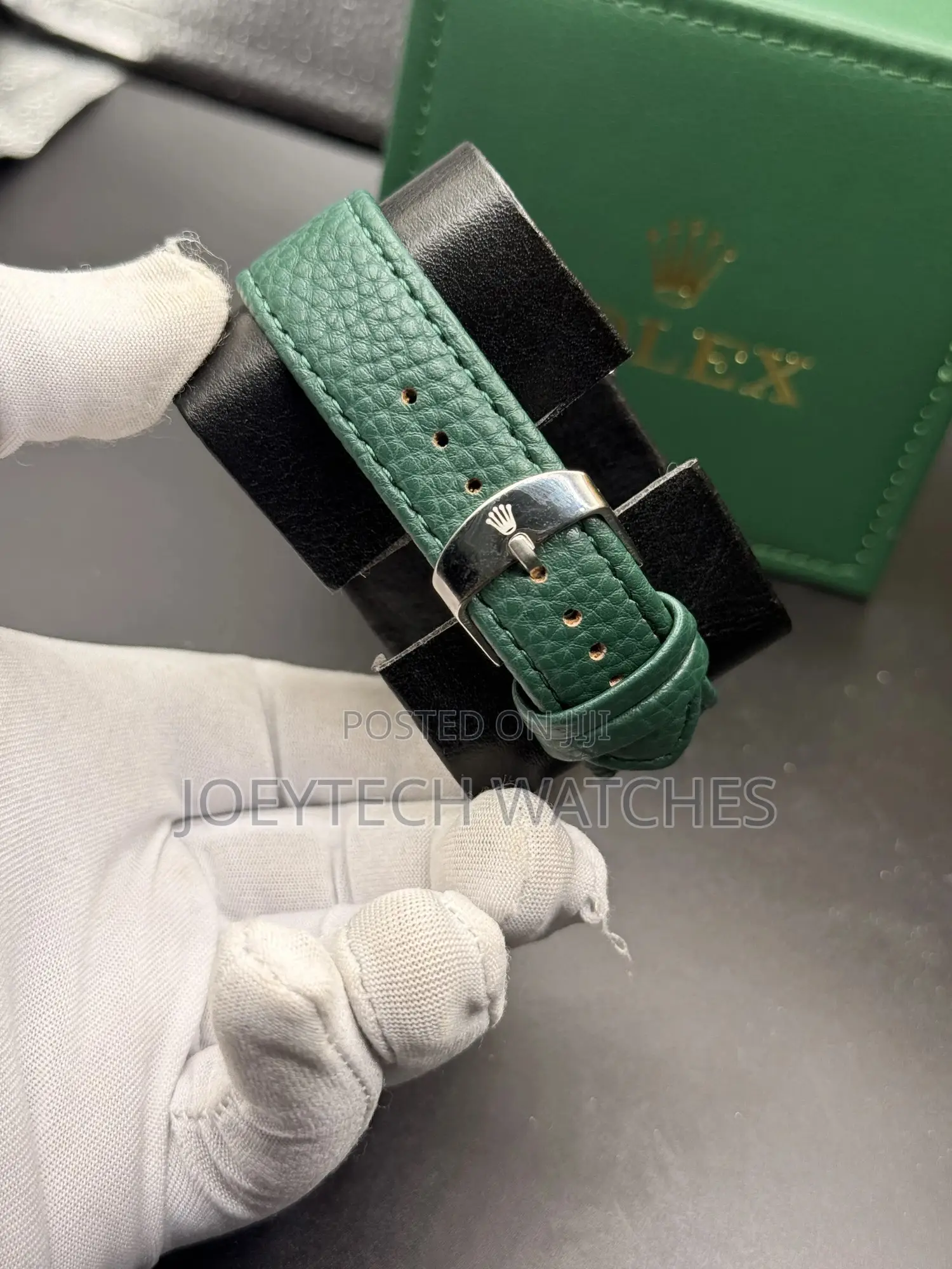 Rolex Celinni Leather Watch