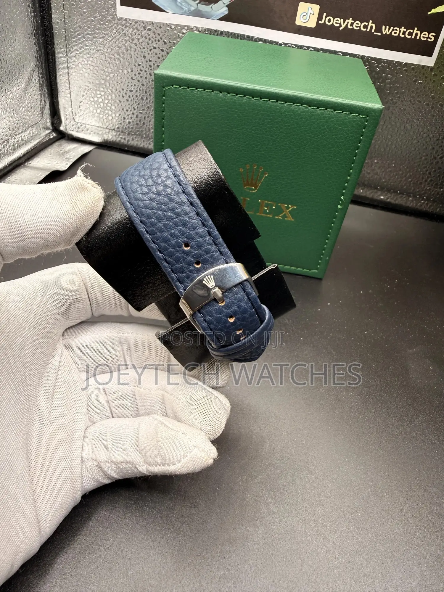 Rolex Celinni Leather Watch