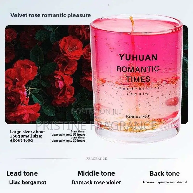 Velvet Rose Aromatherapy Gel Candle
