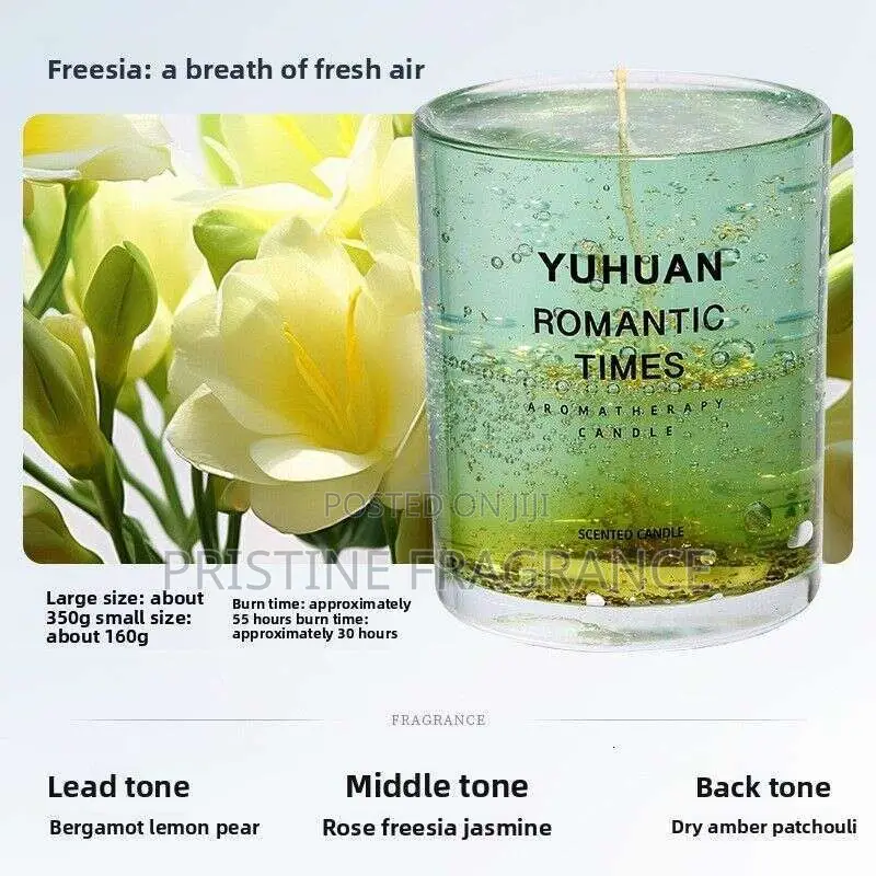 Freesia Aromatherapy Gel Candle