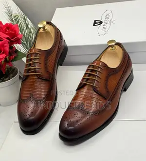 Executive J.M. Weston Brown Leather Shoes