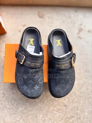 Louis Vuitton Lv to-Go Comfort Clogs All Black