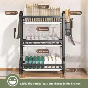 3-Tier Multi-Functional Kitchen Dish Drying Rack