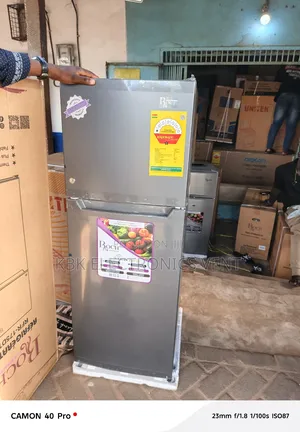 Roch 138liters Double Door Refrigerator