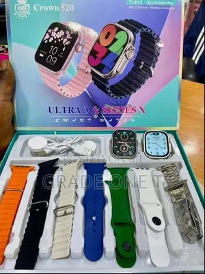 2 in 1 Smart Watch With 7 Straps