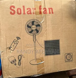 Solar Rechargeable Fan