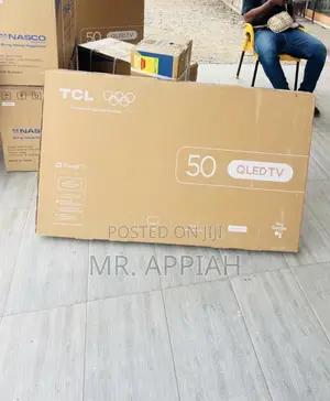 Order TCL 50” Qled Smart Satellite Android Television(Black ).