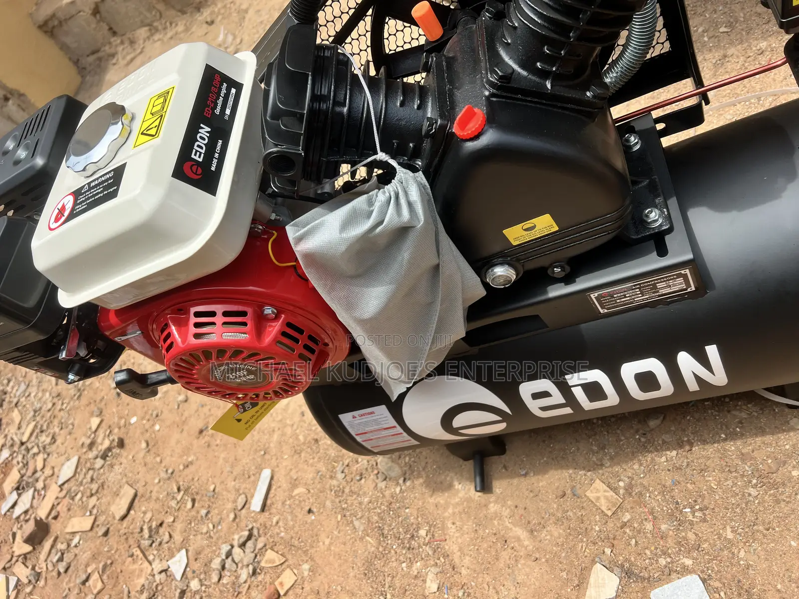 Air Compressor Machine Petrol Engine 50l