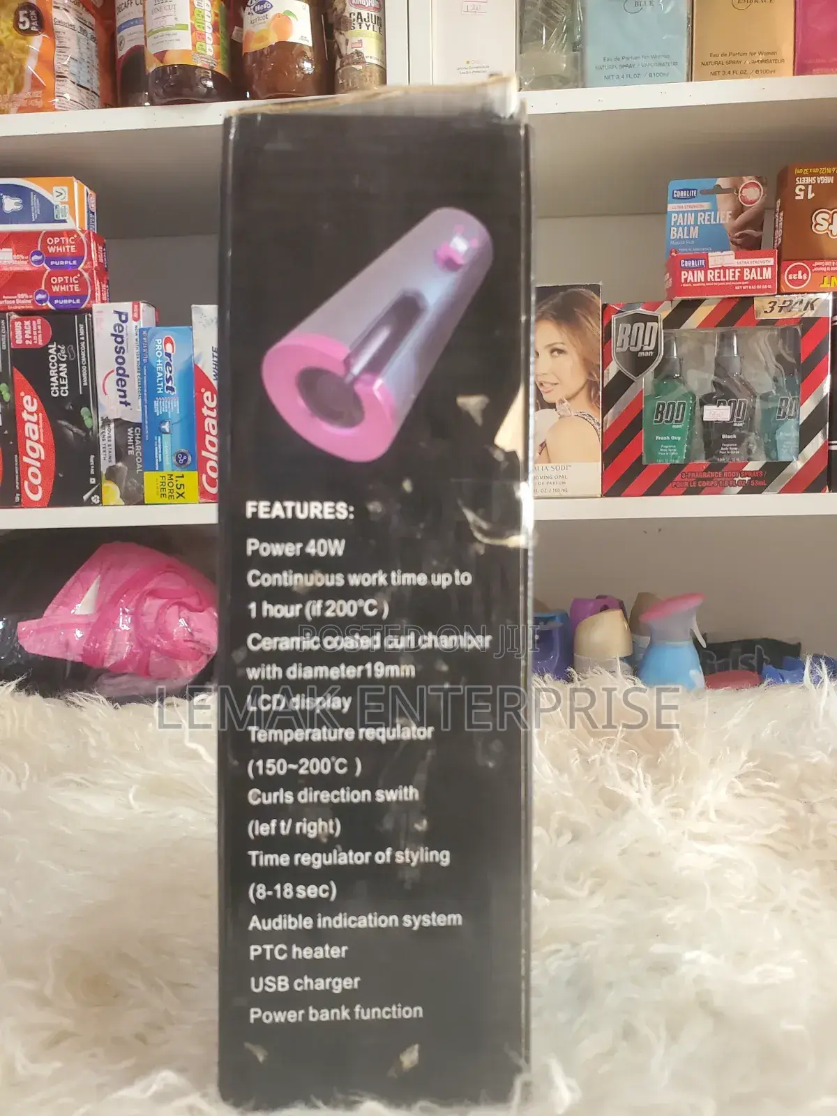 Cordless Automatic Curler 40w