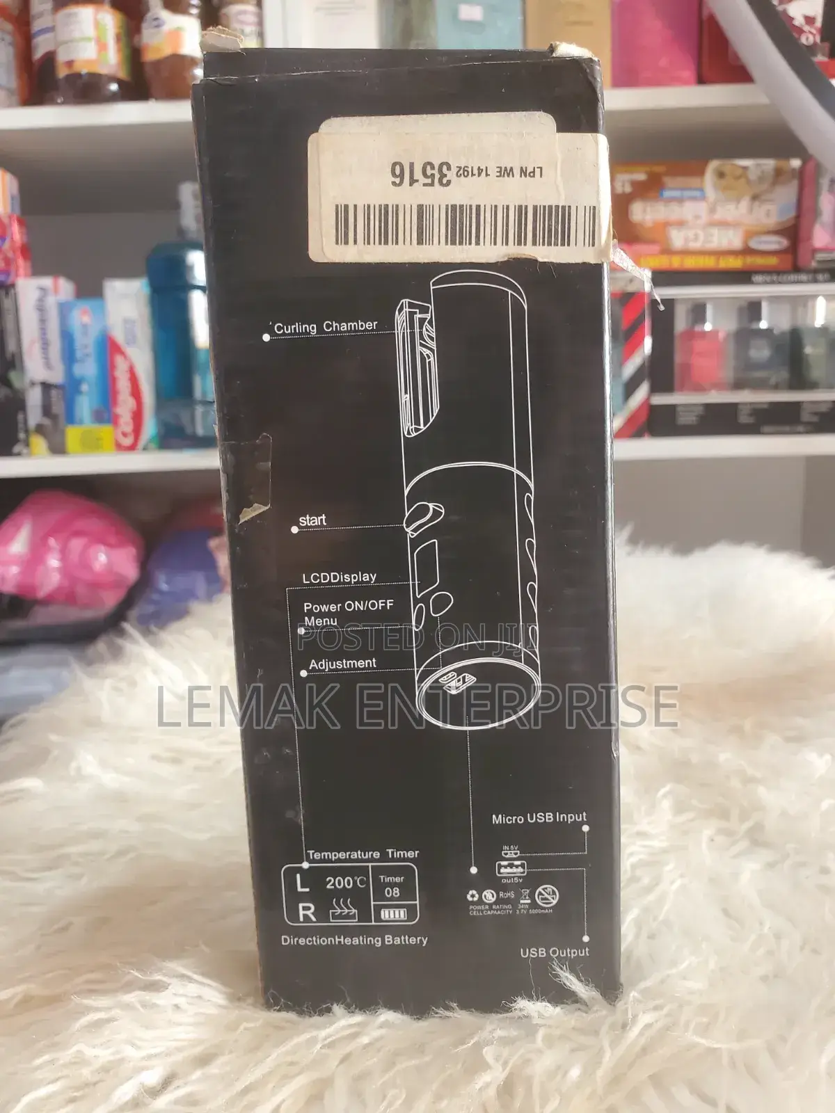 Cordless Automatic Curler 40w