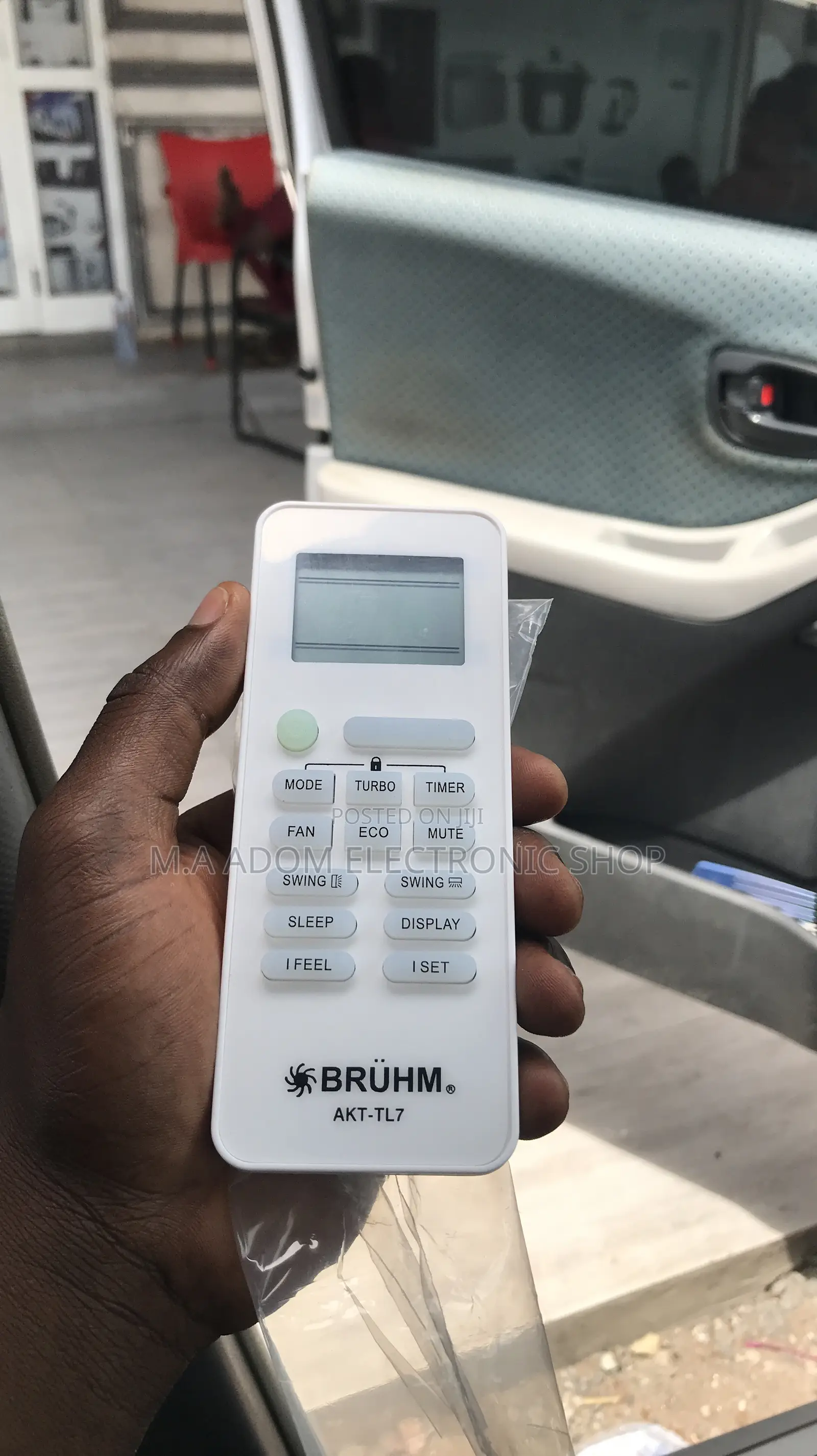 Replaced Bruhm Air Conditioner Remote