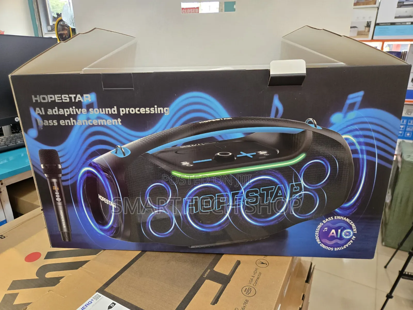 Hopestar A60 Ultra 450w Ai Bass Auracast Boombox