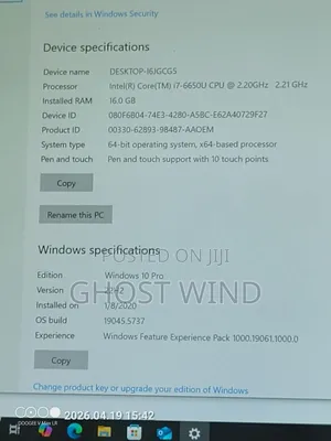 Laptop Microsoft Surface Pro 4 16GB Intel Core i7 SSD 500GB