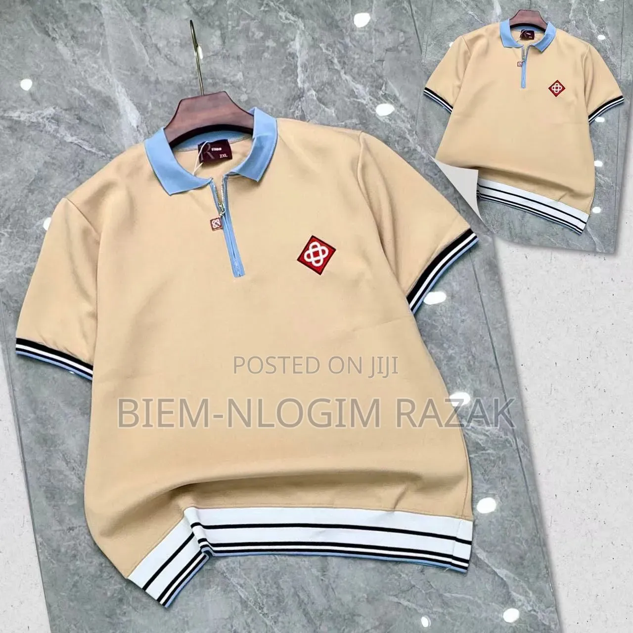 High Quality Casablanca Club Zip Up T-Shirts Available