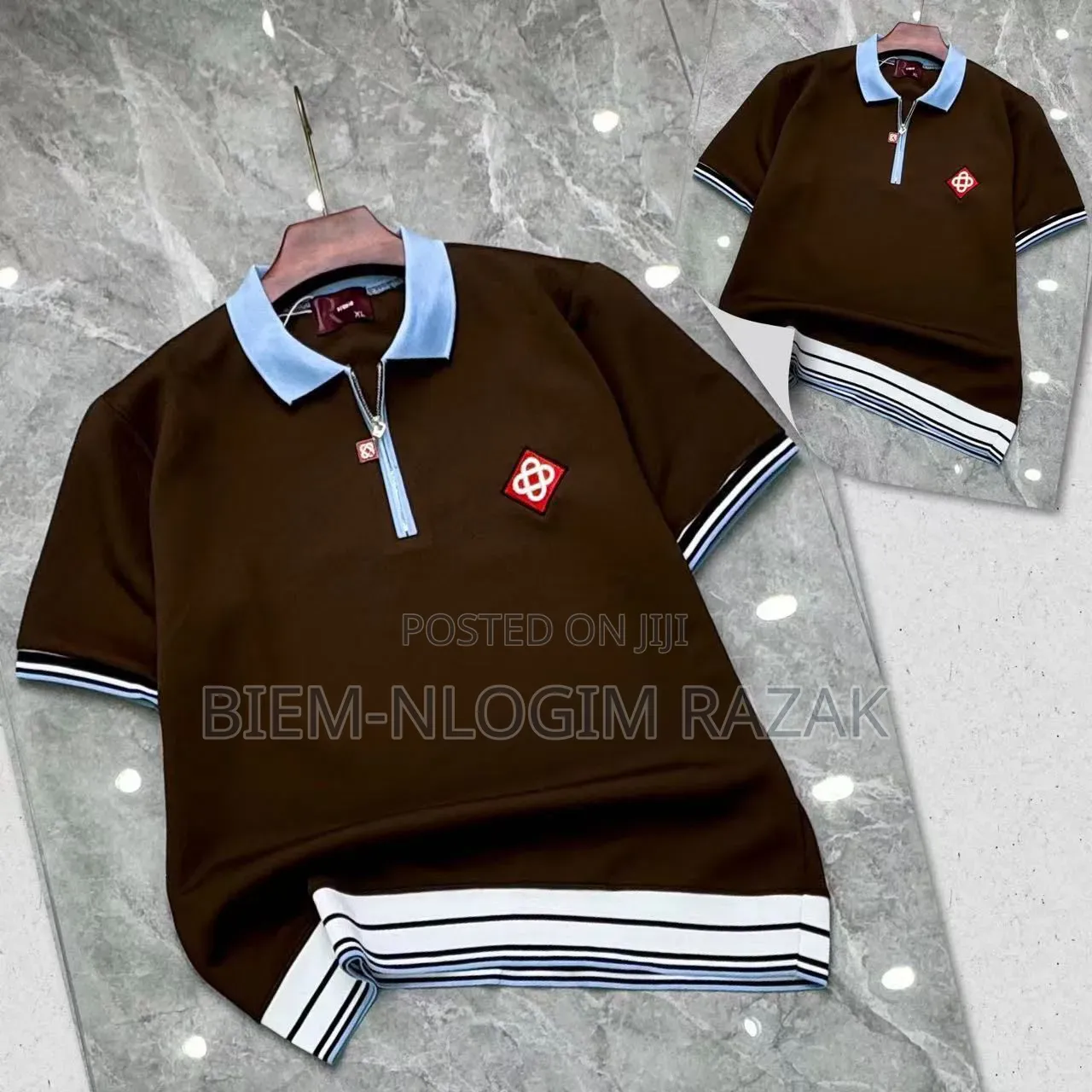 High Quality Casablanca Club Zip Up T-Shirts Available