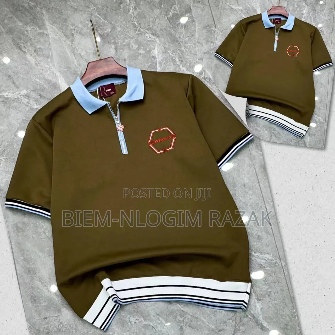 High Quality Casablanca Club Zip Up T-Shirts Available
