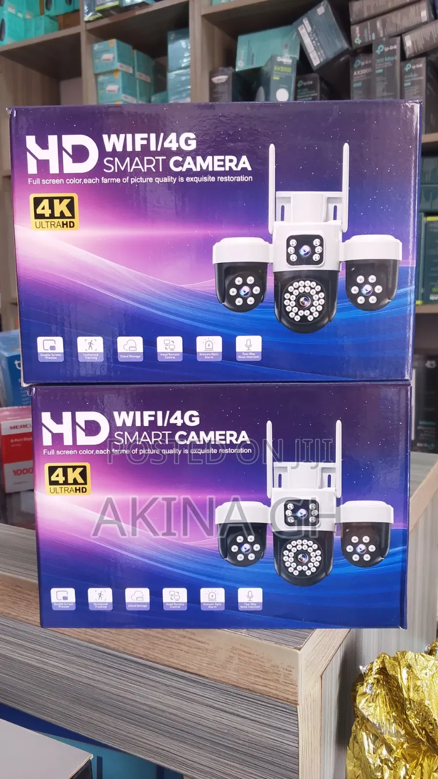 Hd Smart Wi-Fi/4g Three Lens Smart Camera