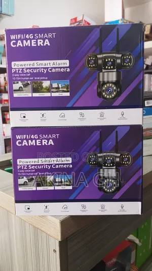 Ultra Wifi/4g Triple Lens Smart PTZ Camera
