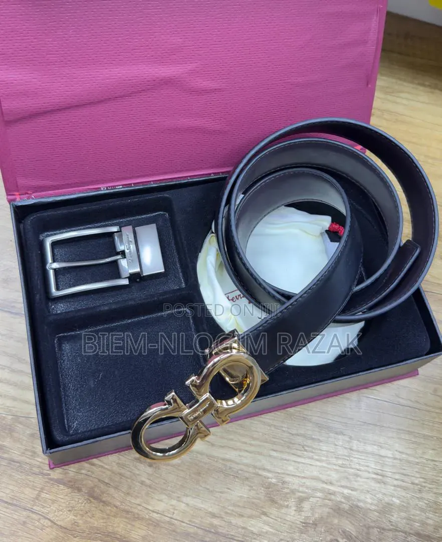 Gucci, Luis Vutton and Kelvin Klein Two in One Leather Belts Available