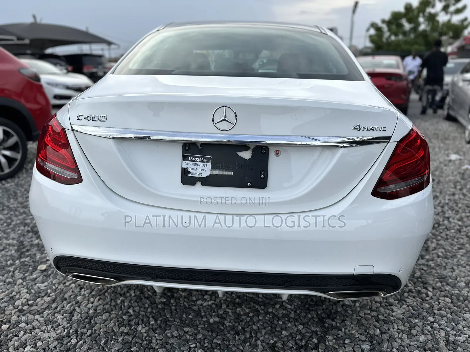 Mercedes-Benz C400 4Matic AWD Sedan (3.0L V6 7A) 2015 White