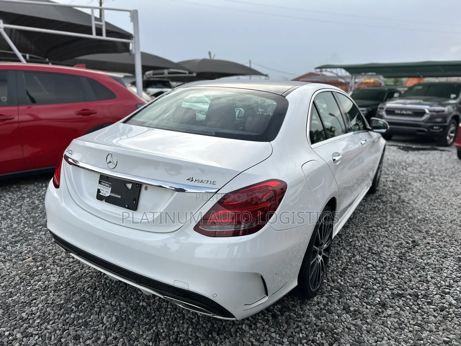 Mercedes-Benz C400 4Matic AWD Sedan (3.0L V6 7A) 2015 White