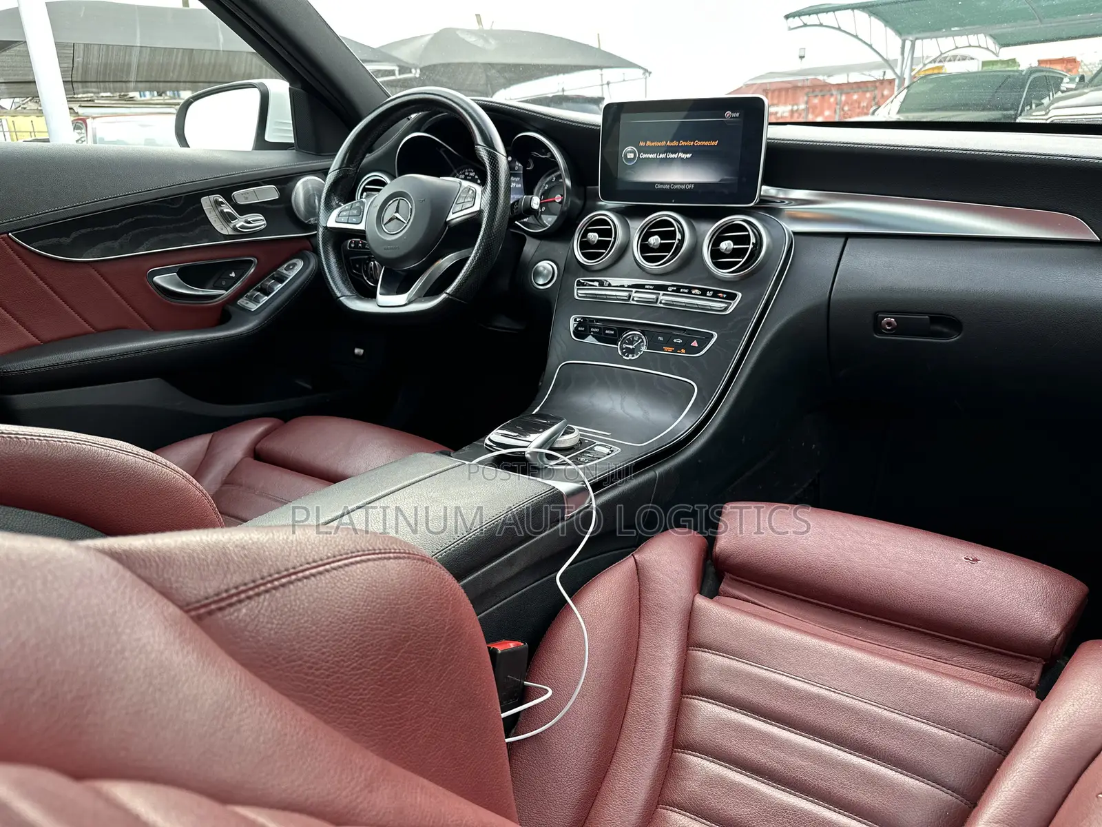 Mercedes-Benz C400 4Matic AWD Sedan (3.0L V6 7A) 2015 White