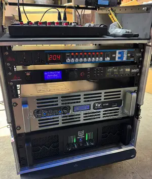 Martins Audio Bass Amp With Ev Mid Amplifier and Drive Rack