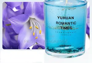 Orchid Wind Chime Aromatherapy Gel Candle
