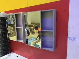 Vanity Mirror And Cabinet Basin