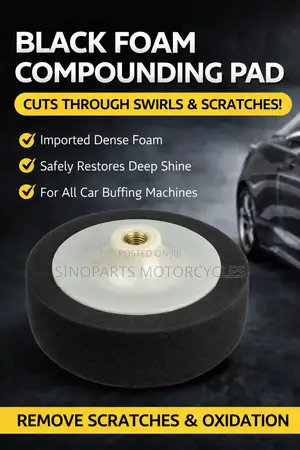 Car Polishing Pad Black Foam Finishing Wax Pad No Scratch